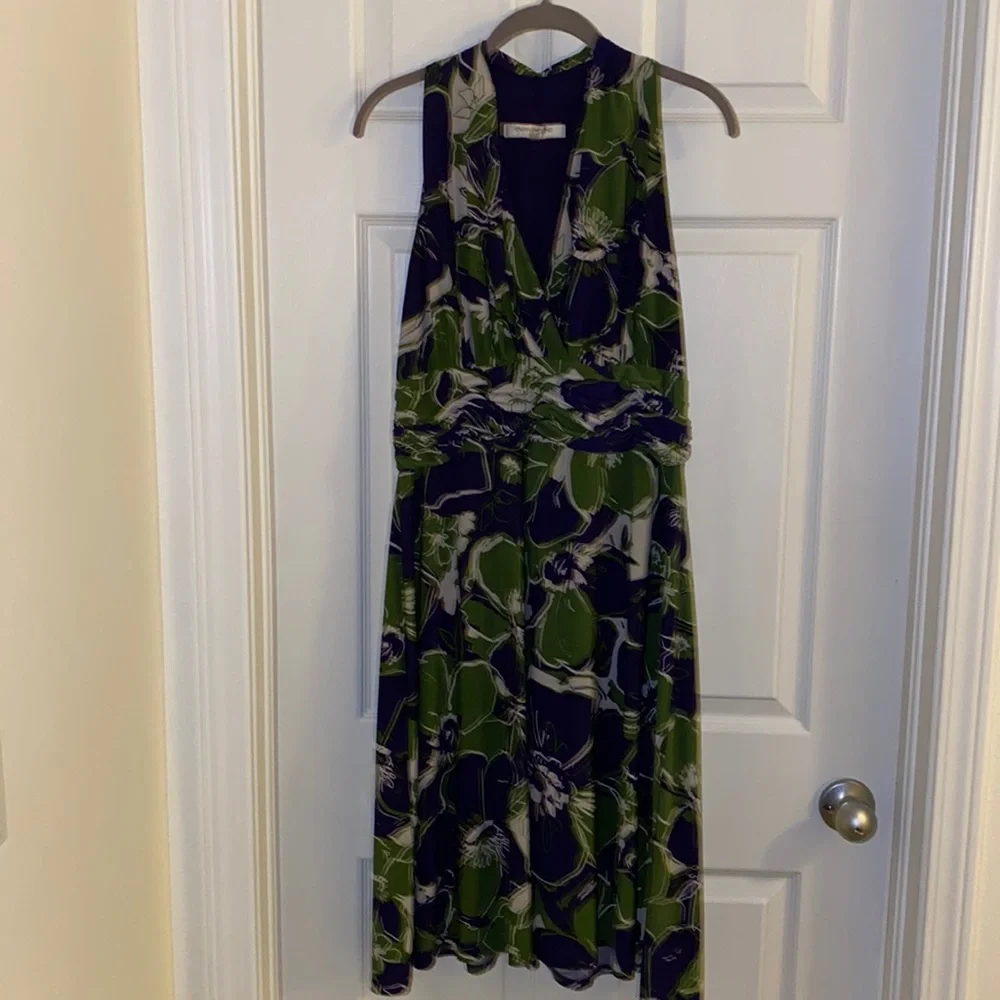 Evan Picone Sleeveless Halter Style Dress Size 16 - Picture 1 of 5